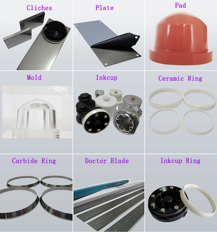 cheap price manual one color sealed ink cups logo pad printing machine for sale
