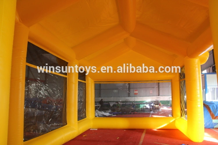 inflatable tent transparent