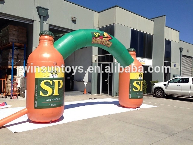 inflatable bottle arch