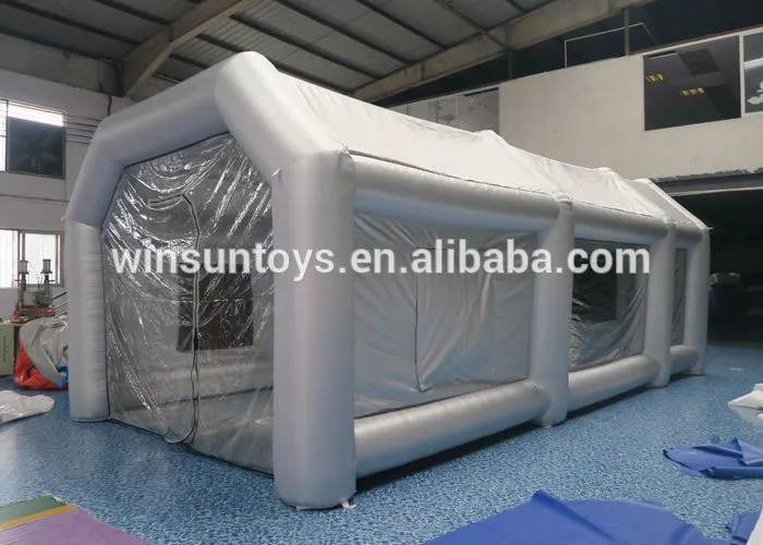 portable inflatable spray paint tent