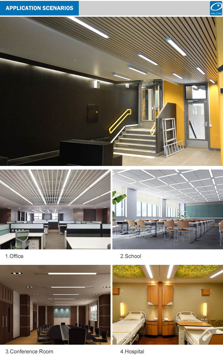 Newest indoor 2ft 4ft 8ft SMD 18w 24w 36w 42w 68w LED batten fitting light