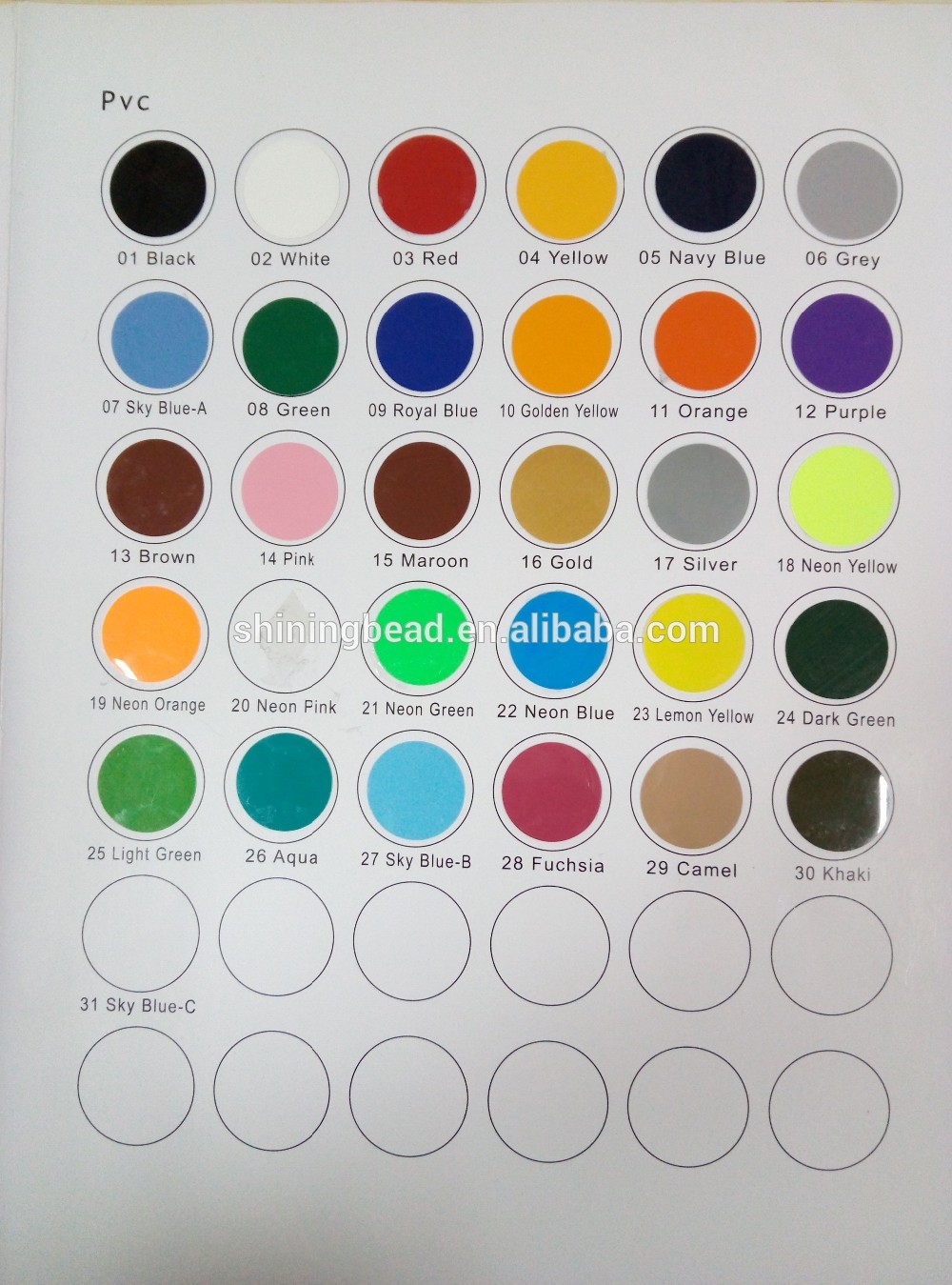 PVC color