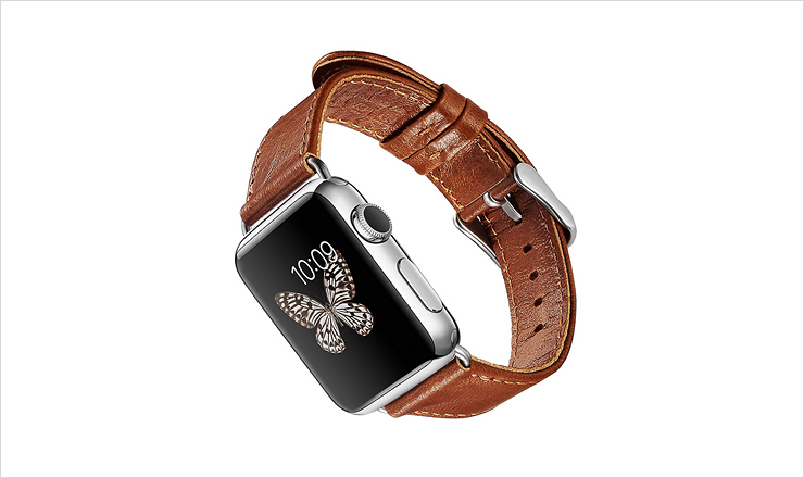 Wholesale Vegan Men Watchstrap Genuine Wrist 38mm Belt Watchband 42mm Leather Strap for Iwatch for ,;for apple Watch Band for Iphone