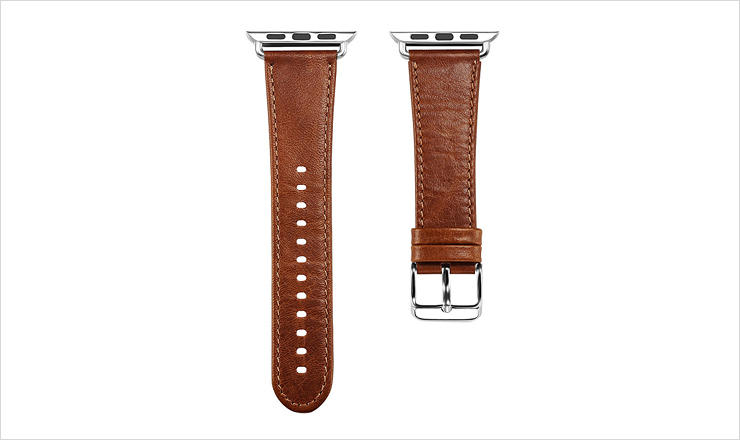 Wholesale Vegan Men Watchstrap Genuine Wrist 38mm Belt Watchband 42mm Leather Strap for Iwatch for ,;for apple Watch Band for Iphone