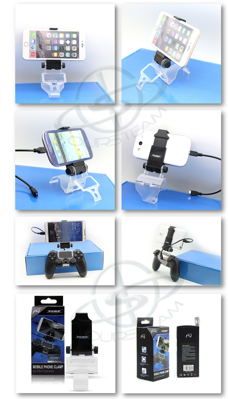 Smart clip mobie phone holder for PS4 Game controller