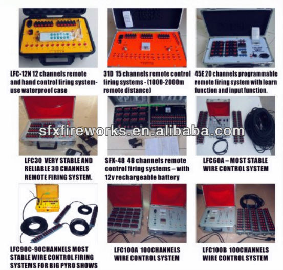 high quality fireworks machine remote control firing systems-shockproof