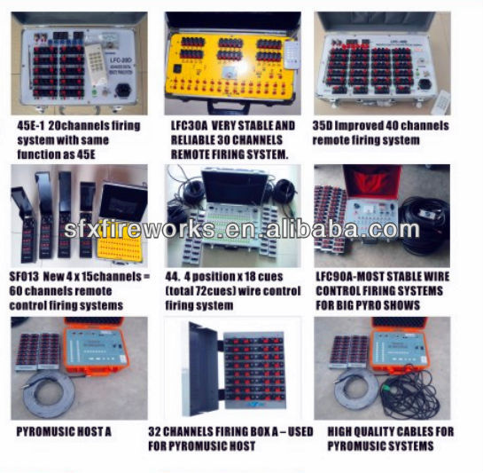 high quality fireworks machine remote control firing systems-shockproof