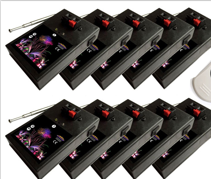 10 channels remote control small firing system.for fireworks show