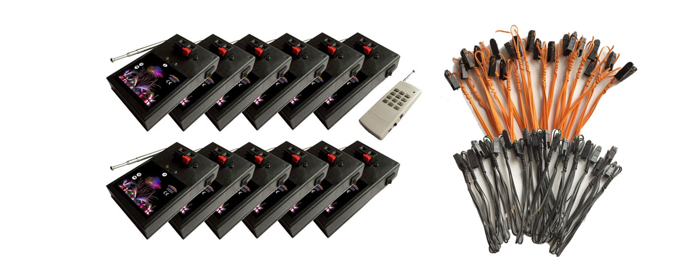 12 channels remote control firing system