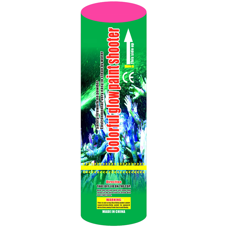 color smoke cannon