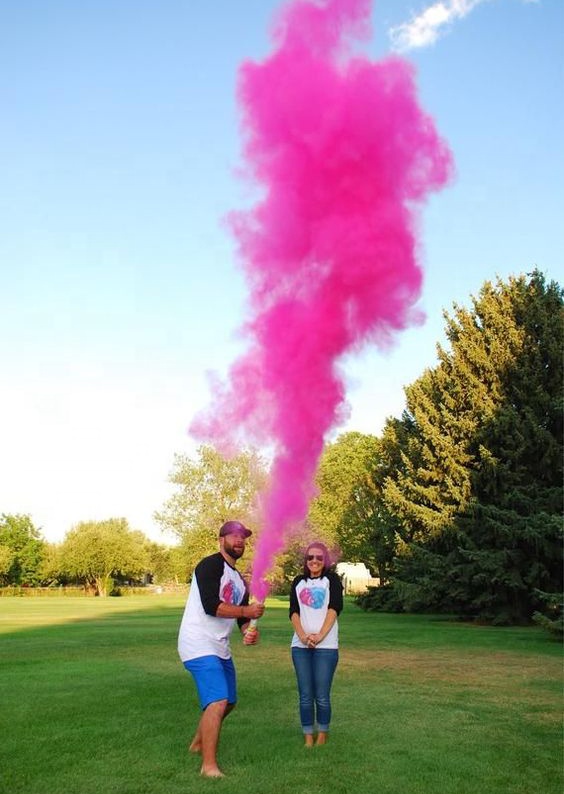 color smoke cannon