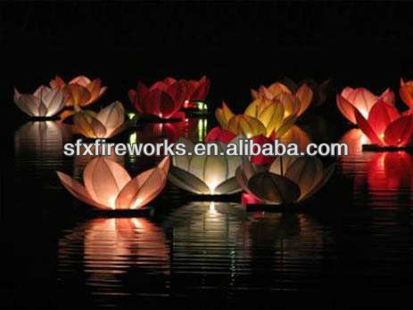flower water lantern