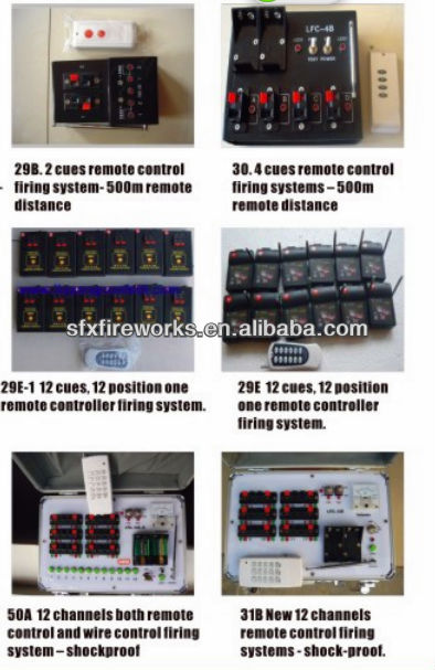 fireworks machine:remote control firing systems-shockproof