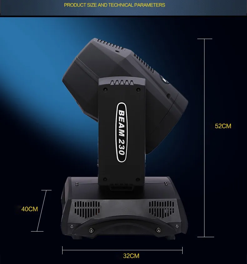 colorful rainbow 230W Stage Lighting DMX beam lamp spot Light Sharpy beam moving head light for party /show/led stage machine.png