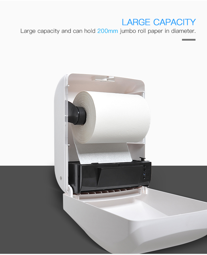 Wall-mounted intelligent induction automatic paper dispenser, no