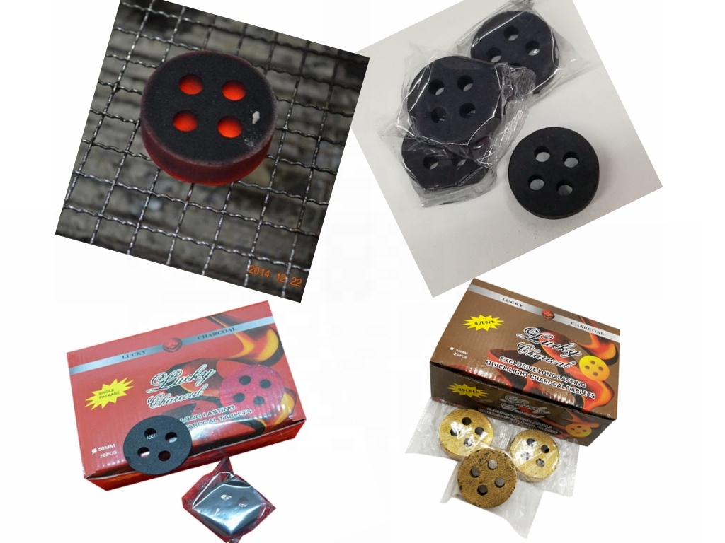 Round shisha charcoal