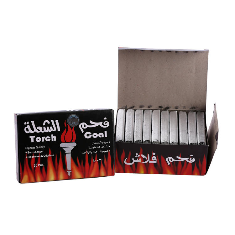 30 pcs silver coal