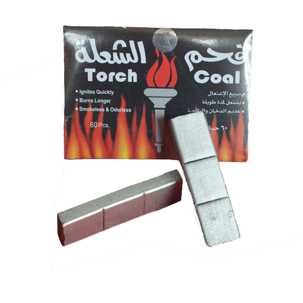 silver shisha charcoal
