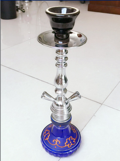 iron hookah blue