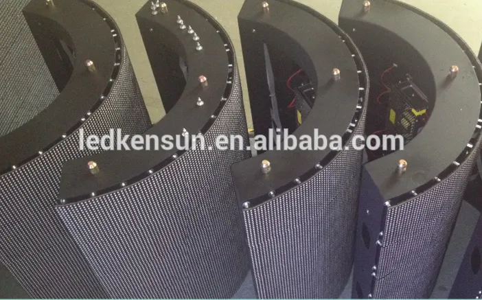 curve led display screen/outdoor advertising led d