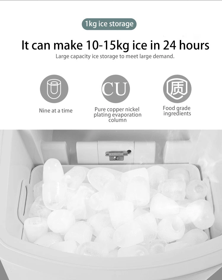 Novel household style portable ice maker