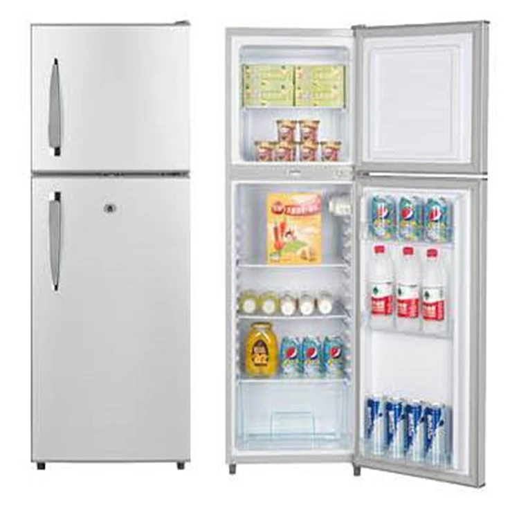 138L Double Doors DC Refrigerator Fridge Home Use Small Capacity
