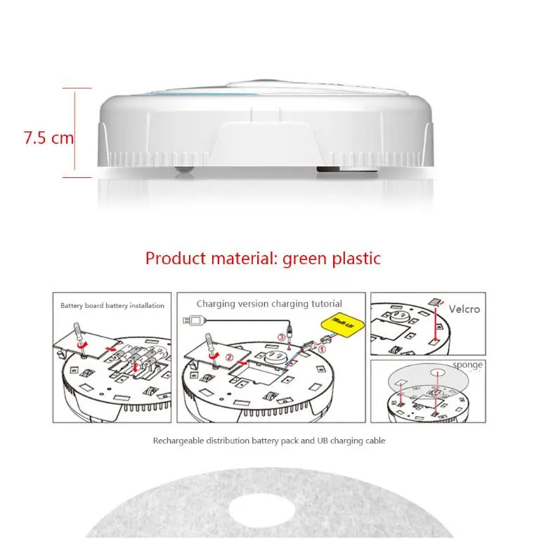 Hot sell multifunction robotic home auto cleaner robot