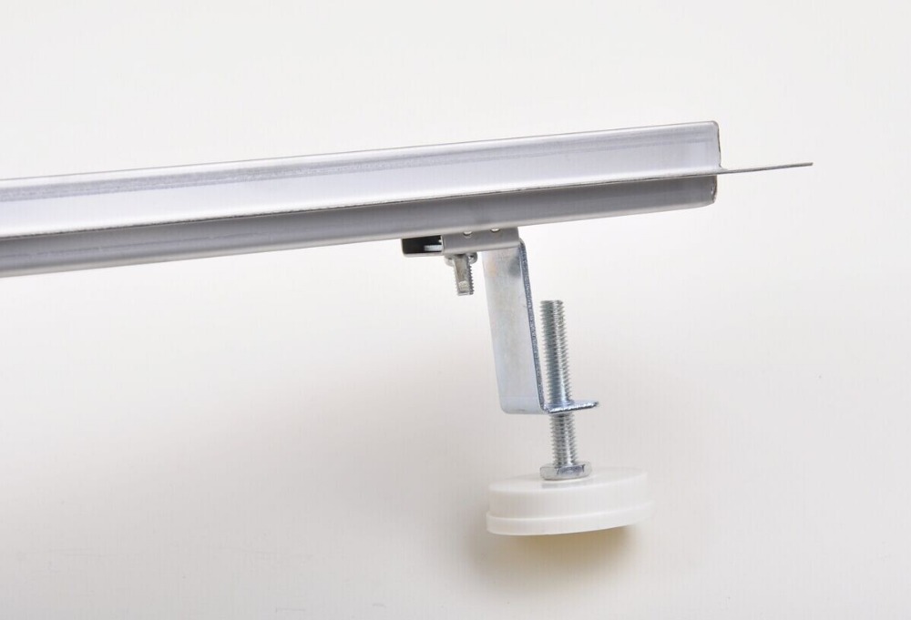 Storm slot linear shower drain grate