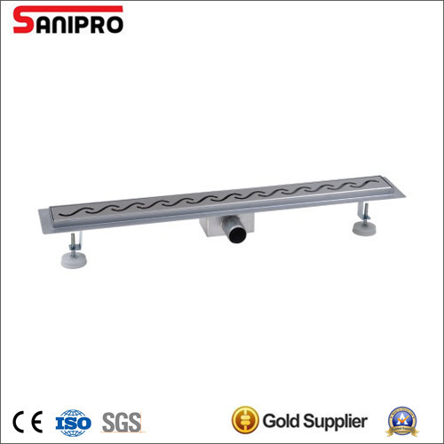 Storm slot linear shower drain grate