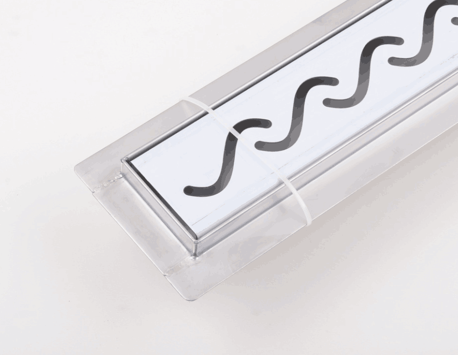 Storm slot linear shower drain grate