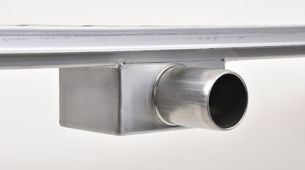 Storm slot linear shower drain grate