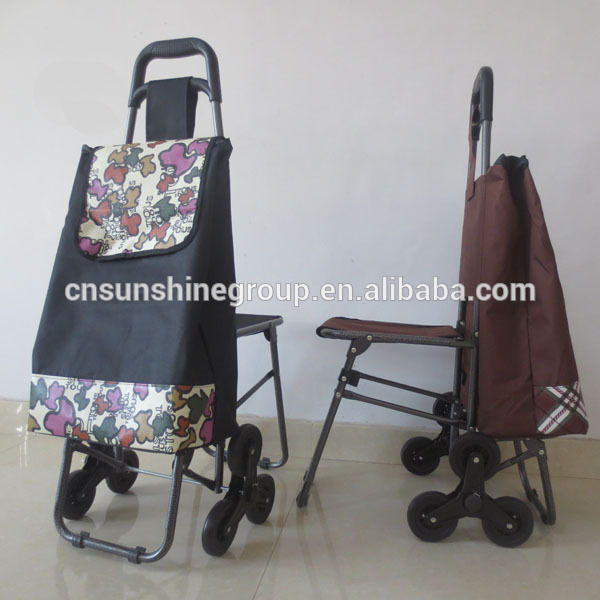 shopping cart with seat