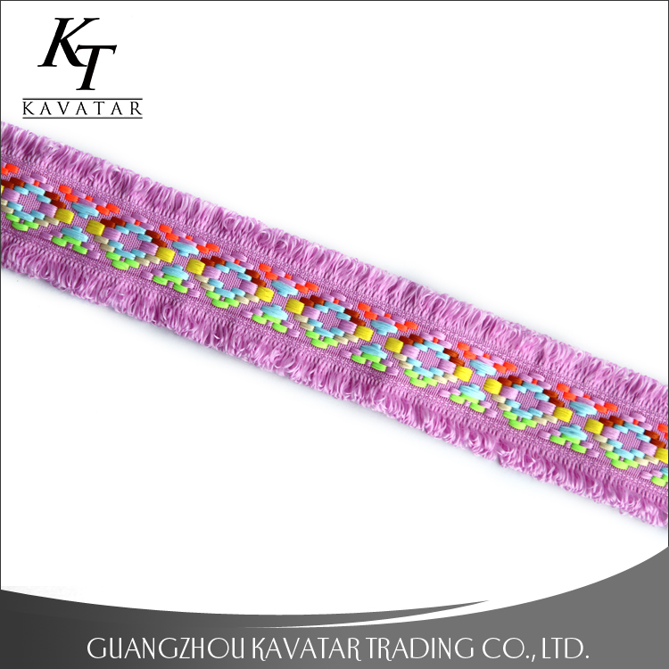 Wholesale ethnic jacquard ribbon trim,customized design embroidery ribbon tape for garmnet