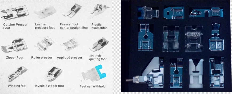 11PCS foot