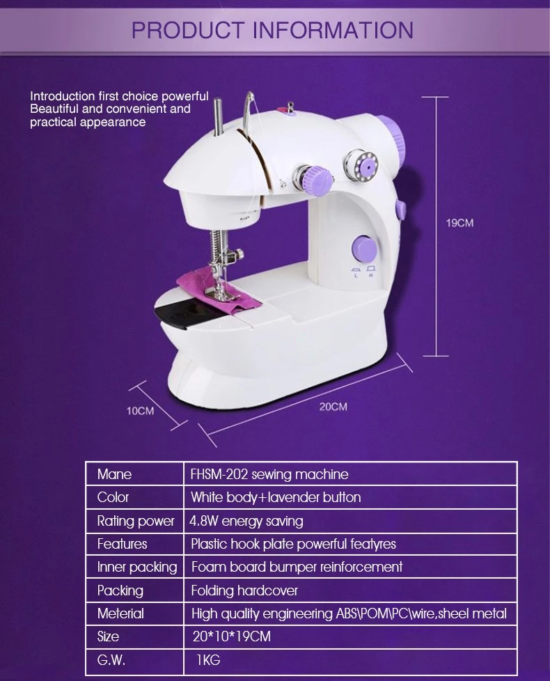 2017 mini handheld tailor siruba sewing machine