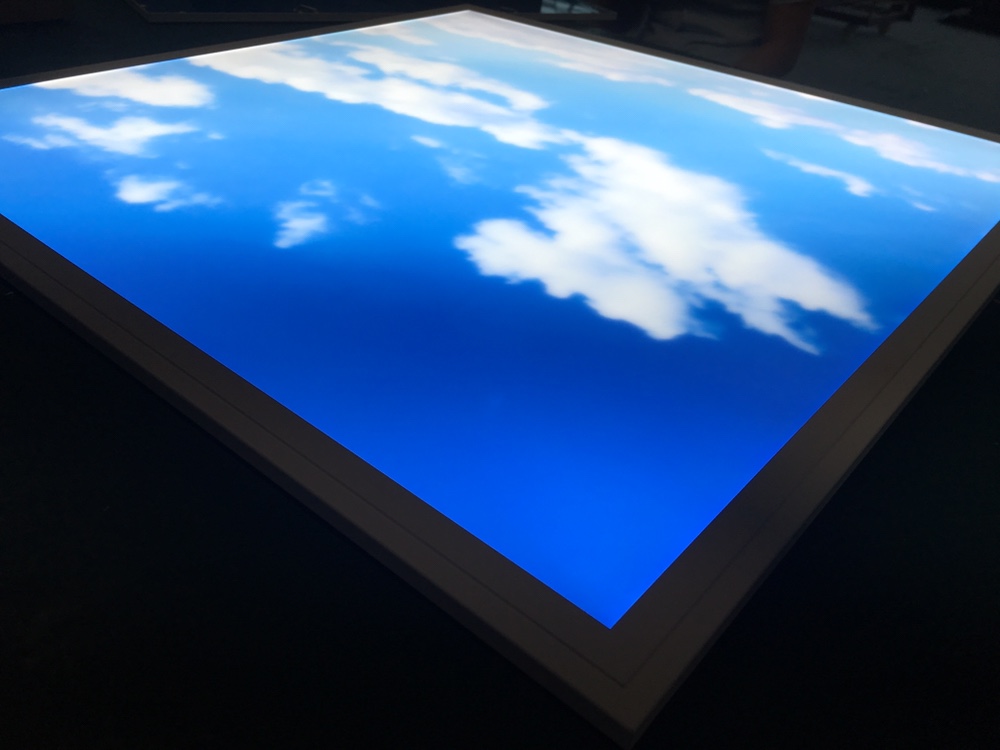 Blue sky decorate 2*2 40W square led panel light led blue sky ceiling ...