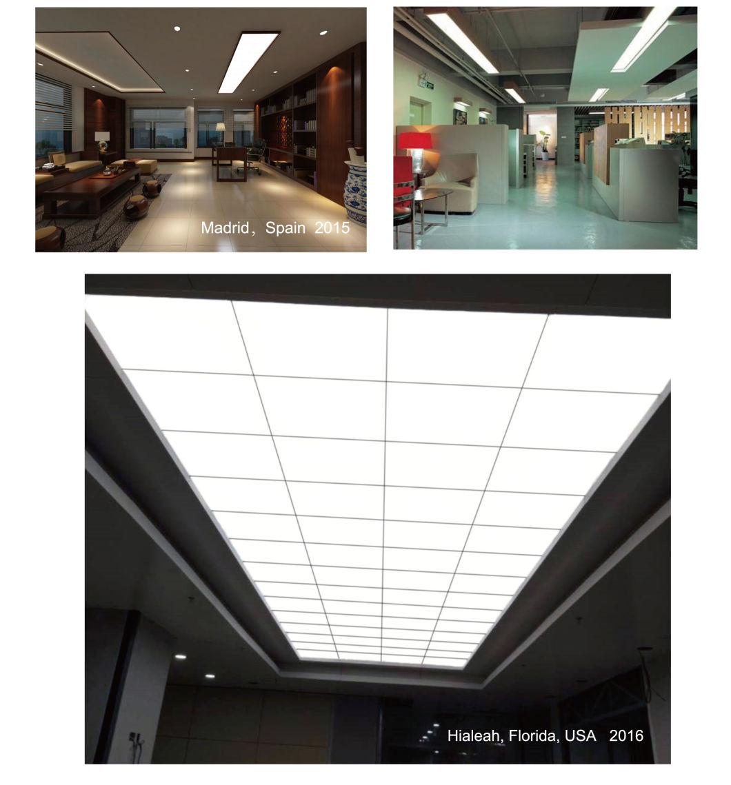 Lumin frameless panel light project show