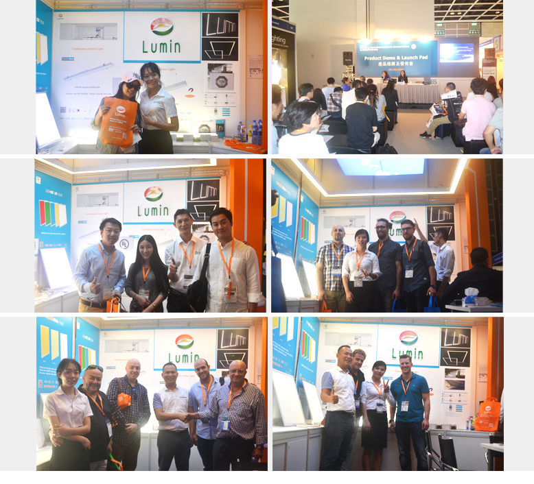 Lumin exhibition booth at Hong Kong International Lighting Fair