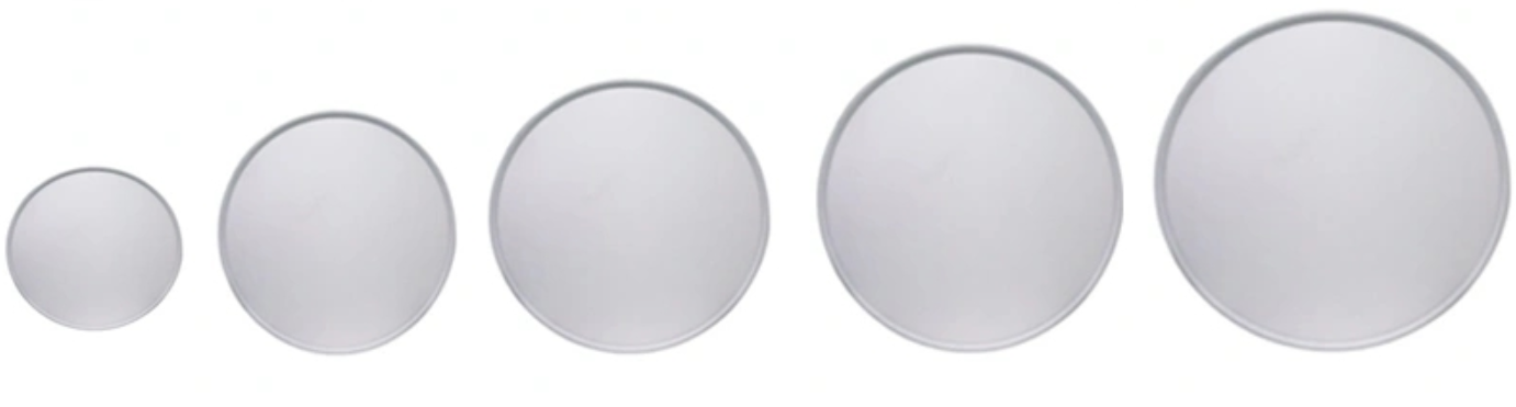 Lumin 400mm 600mm 800mm round LED panel size comparison