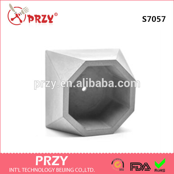 S7057-1 Concrete potted cement pots mold Silicone moulds for plant pot.jpg