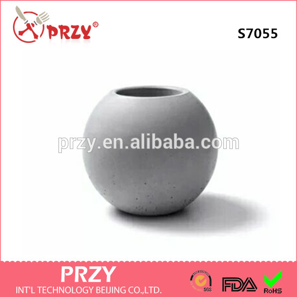 S7055 silicone flower pot mould Clay mould concrete cement planter mold.jpg