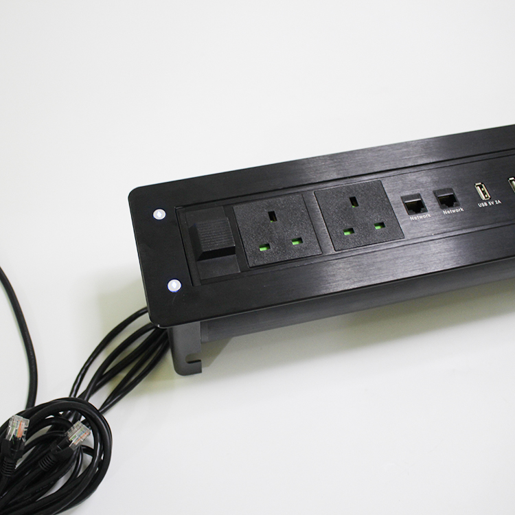 table Power Socket | motorized flip up desktop socket