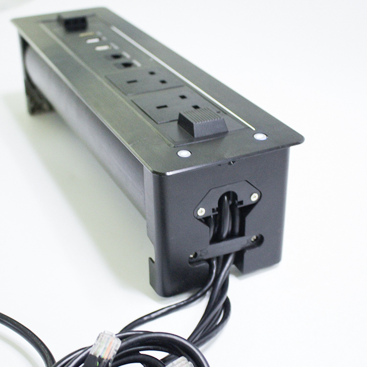 table Power Socket | motorized flip up desktop socket