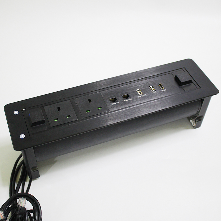 table Power Socket | motorized flip up desktop socket