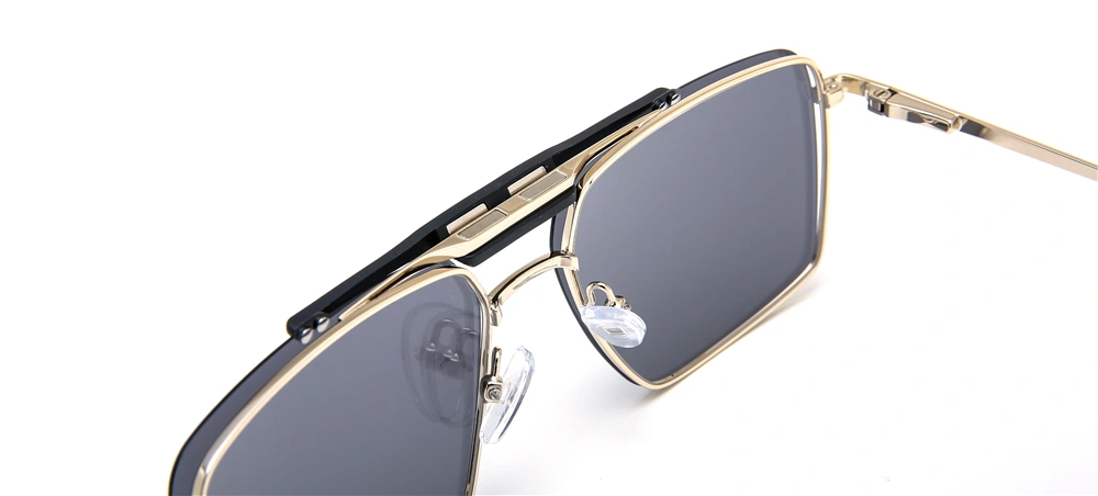 Wholesale Metal Sun Glass Man And Lady Trendy Woman Shade Polarized Frame Luxury Bar Clip Stainless Steel Sunglass