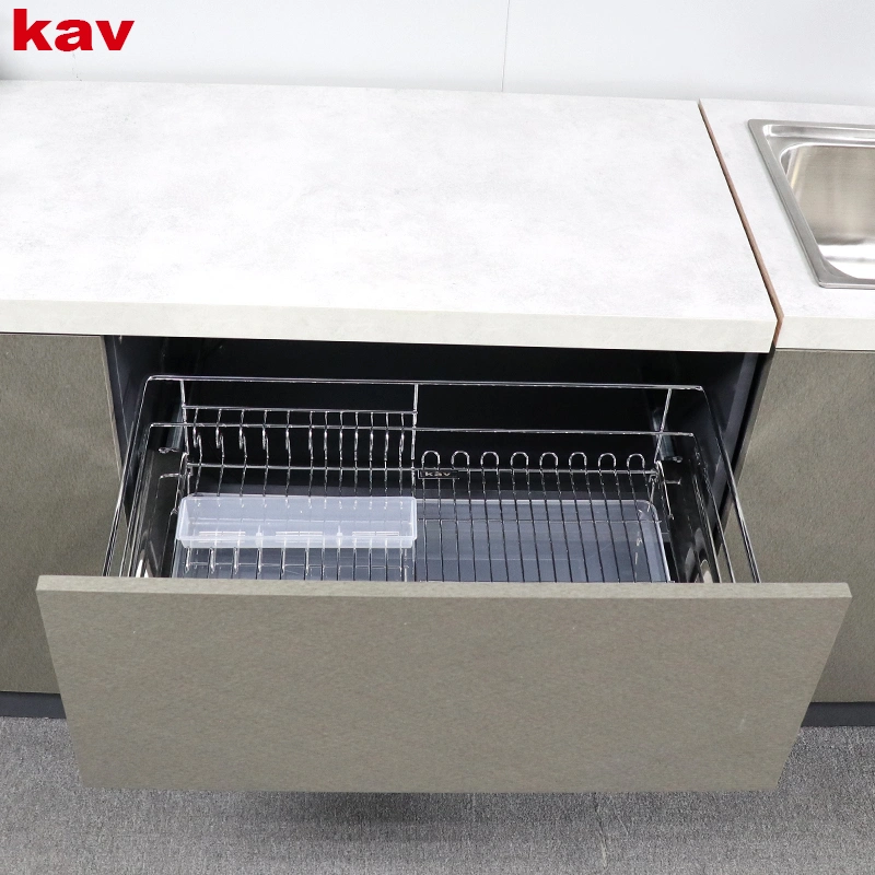 kav furniture hardware double-deck kitchen and cupboard electric lifter basket easy control