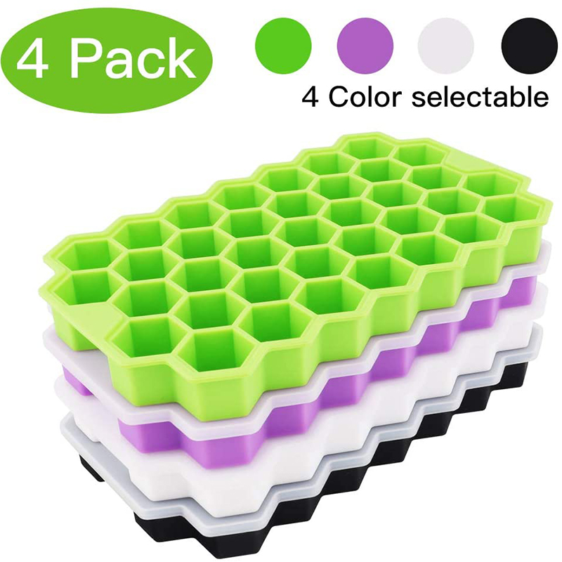 Food Grade BPA Free Reusable Silicone Ice Cube Tray Mold or Moulds