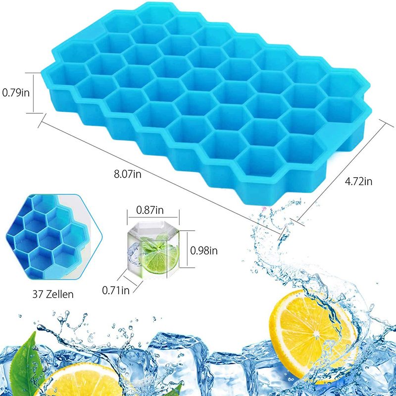Food Grade BPA Free Reusable Silicone Ice Cube Tray Mold or Moulds