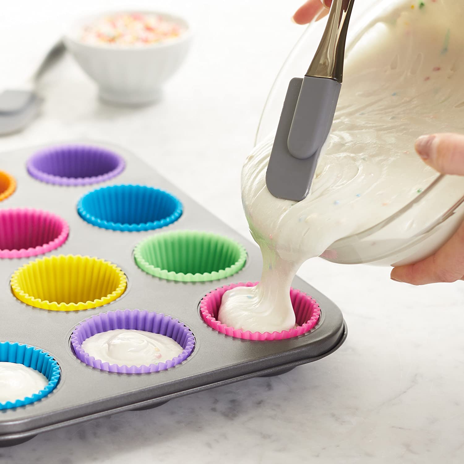 Reusable Homemade Mini Silicone Baking Cup, Teacup, Cakecup, Cake Mould or Mold