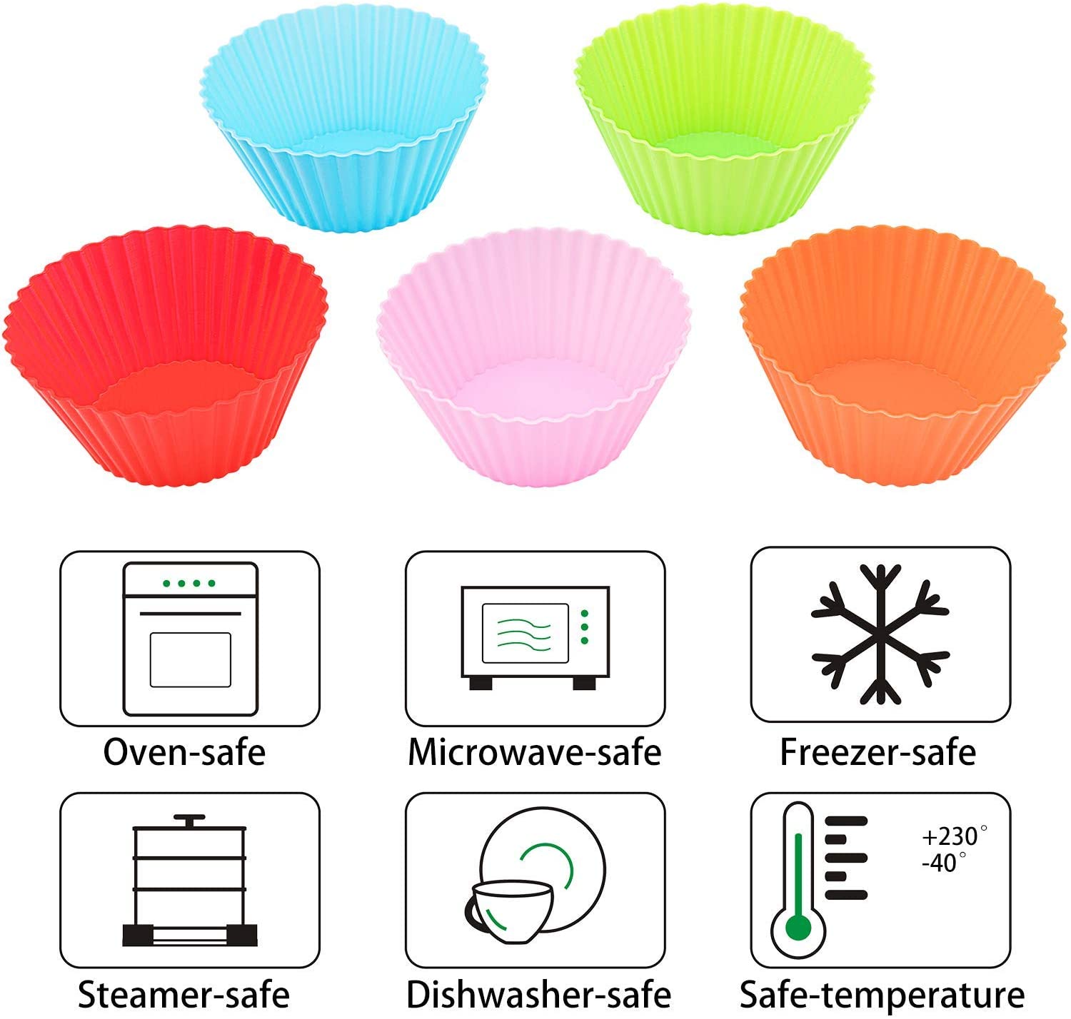 Reusable Homemade Mini Silicone Baking Cup, Teacup, Cakecup, Cake Mould or Mold